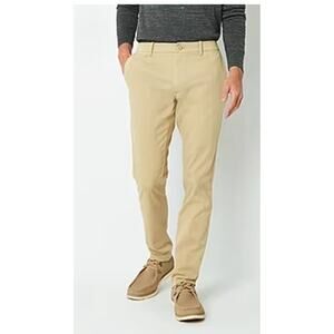 Mutual Weave The Officer Slim Chino Pants, Men's Size 36x32 Khaki NEW